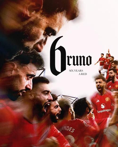 B费加盟曼联6周年纪念日，6年出战312场，打入103球助攻97次