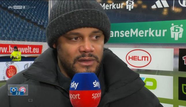 孔帕尼：上下半场补时总共16分钟，这场比赛一定出现了问题